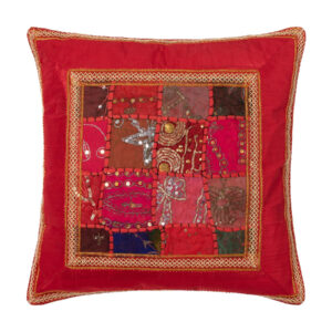 Μαξιλαροθήκη antic με φάσα (45cm x 45cm) κόκκινο
