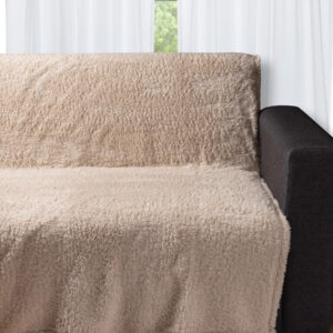 Διακοσμητικό fleece ριχτάρι 032A (150cm x 200cm) beige