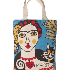 Τσάντα καραβόπανο (40cm x 40cm x 10cm) canvas 10 GREECE