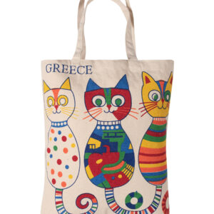 Τσάντα καραβόπανο (40cm x 40cm x 10cm) canvas 23 GREECE