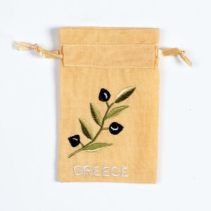 Σαπουνοθήκη (10τμχ) GREECE (9cm x 14cm) κίτρινο με χρώμα
