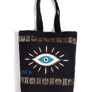 Τσάντα καραβόπανο (40cm x 40cm x 10cm) gold 4 CRETA