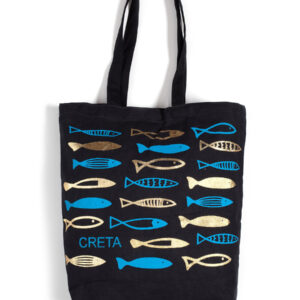 Τσάντα καραβόπανο (40cm x 40cm x 10cm) gold 6 CRETA