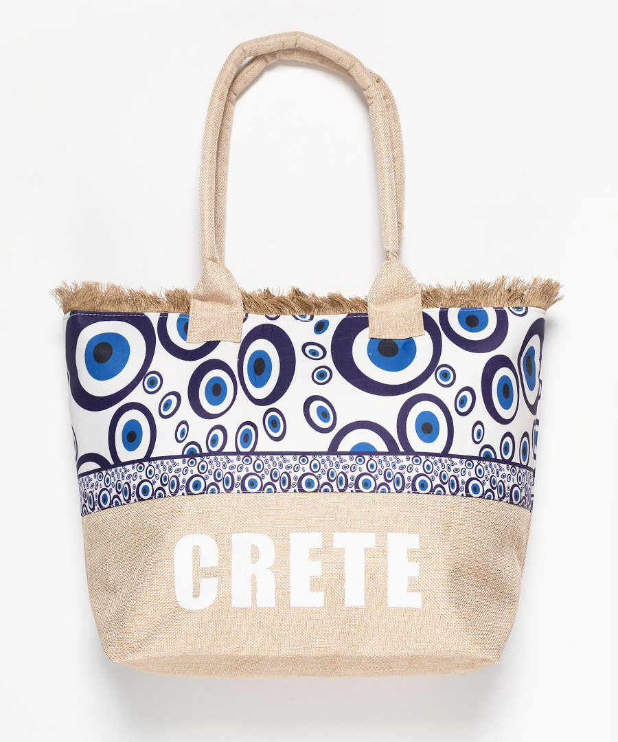 Τσάντα με χερούλι (49cm x 15cm x 34cm) μάτι 1 CRETE