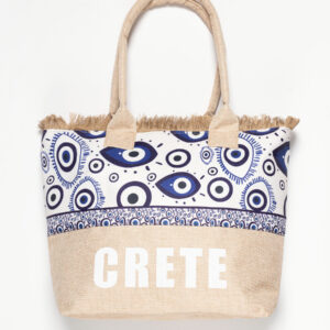 Τσάντα με χερούλι (49cm x 15cm x 34cm) μάτι 2 CRETE