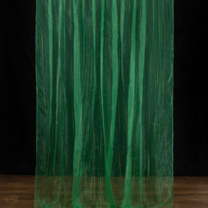 Κουρτίνα j160 (280cm x 300cm) με τρέσα πράσινη