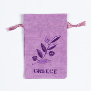 Σαπουνοθήκη (10τμχ) GREECE (9cm x 14cm) λιλά