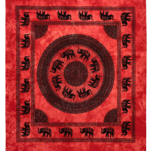 Pestemal διπλό (220cm x 240cm) 18 κόκκινο