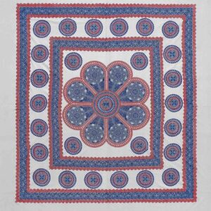 Pestemal διπλό (220cm x 240cm) 3 μπλέ