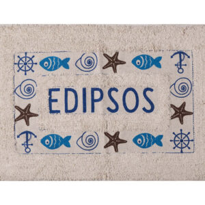 Πατάκι ψάρι EDIPSOS (50cm x 80cm) μπλέ