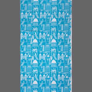 Pestemal nkp540 (90cm x 180cm) τυρκουάζ