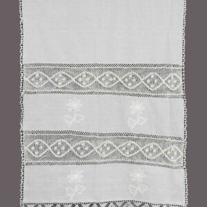 κουρτίνα NT1-2 (160cm x 160cm) λευκό με τούνελ
