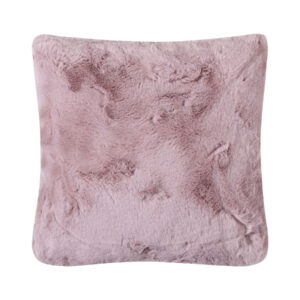 ΜΑΞΙΛΑΡΟΘΗΚΗ RABBIT FUR ΜΕ ΓΕΜΙΣΗ (45cm x 45cm) PINK/GREY