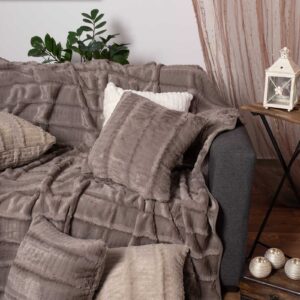 ΜΑΞΙΛΑΡΟΘΗΚΗ stripe (65cm x 65cm) γκρί